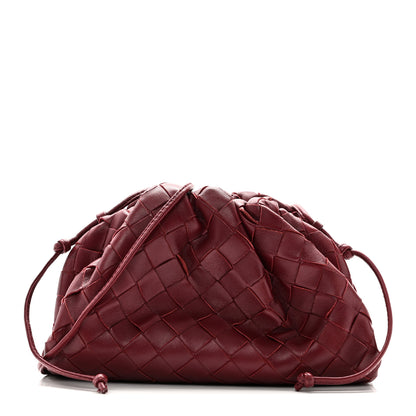 Bottega Veneta Nappa Intrecciato The Mini Pouch Bordeaux 1 of 9