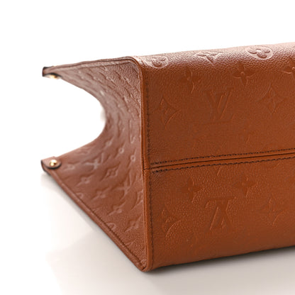 Louis Vuitton Empreinte Monogram Onthego MM Cognac 10 of 11