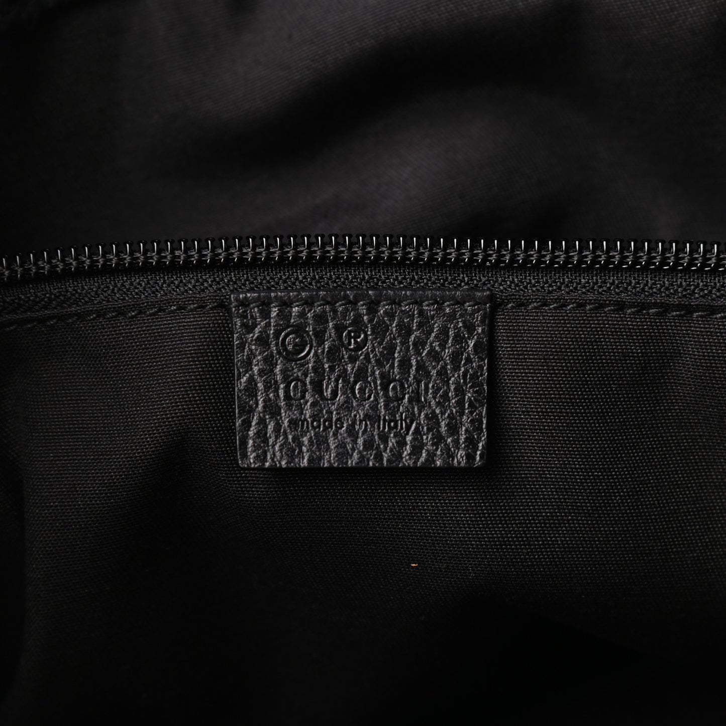 Denim Monogram Large Tote Black