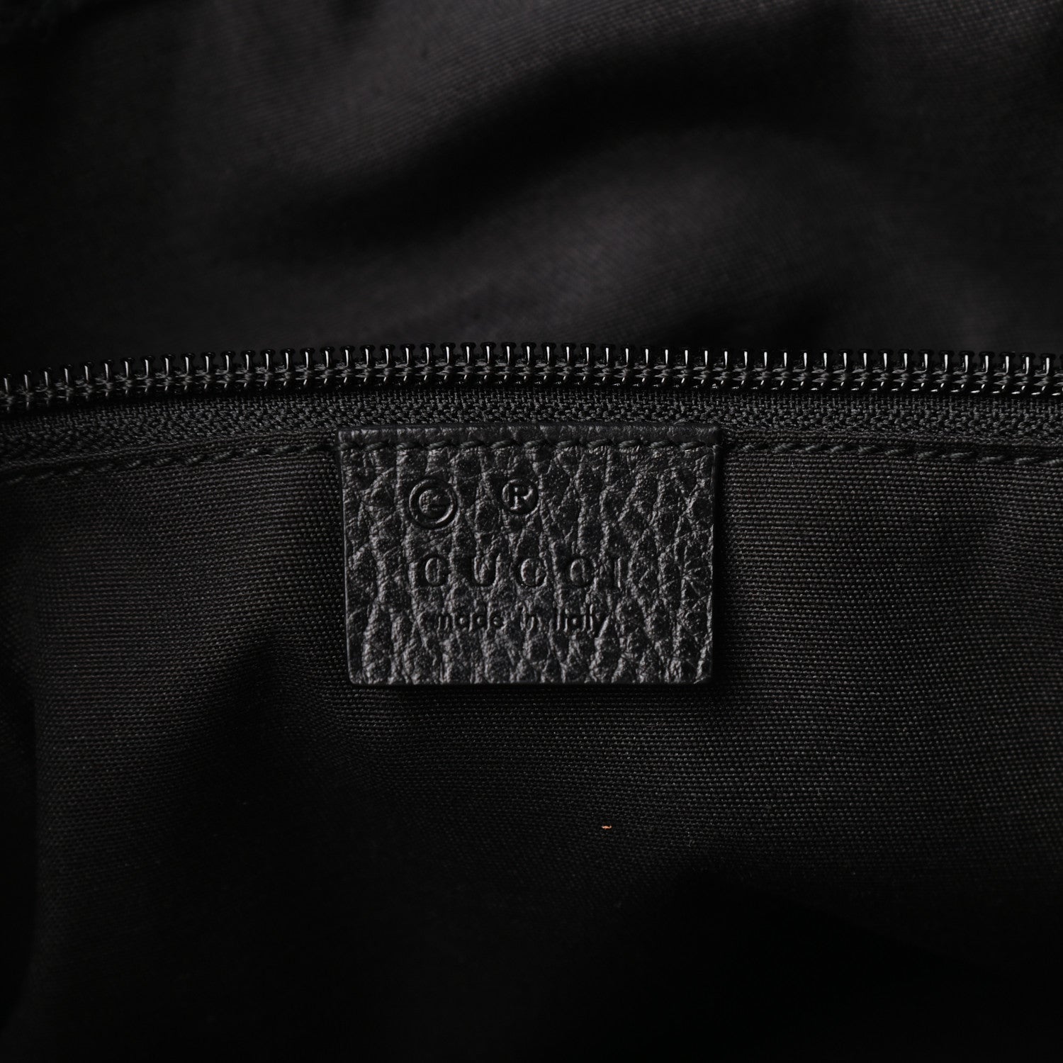 Gucci Denim Monogram Large Tote Black 6 of 9