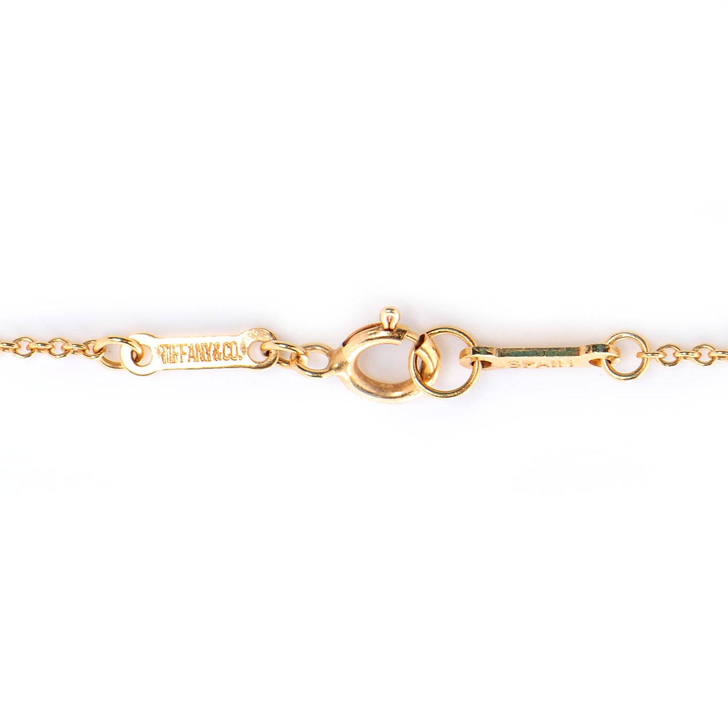 Elsa Peretti Small 18K Yellow Gold Open Heart Pendant Necklace