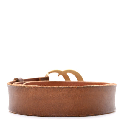 Gucci Faded Calfskin Double G 40mm Belt 90 36 Cuir 2 of 4