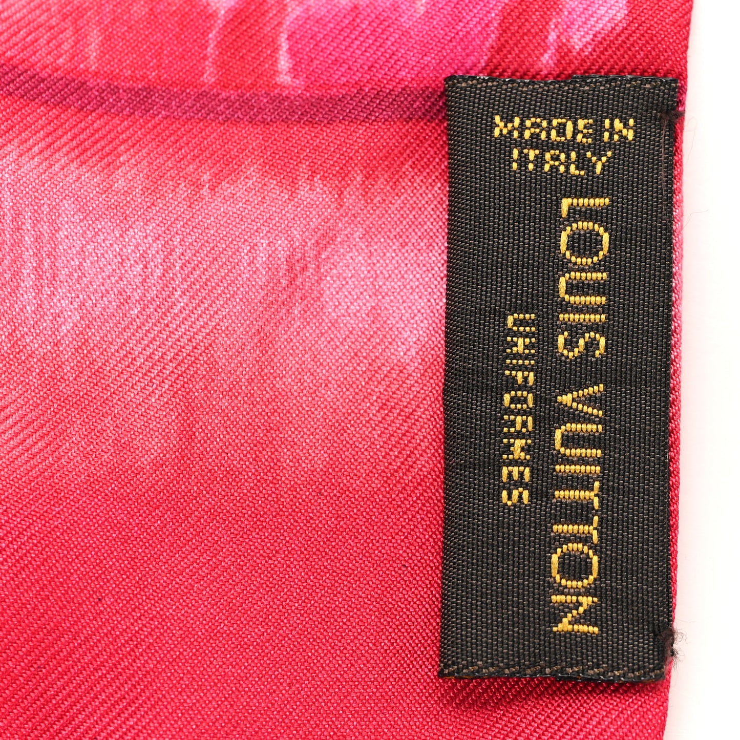 Silk Monogram Ikat Summer Bandeau Rose Indien