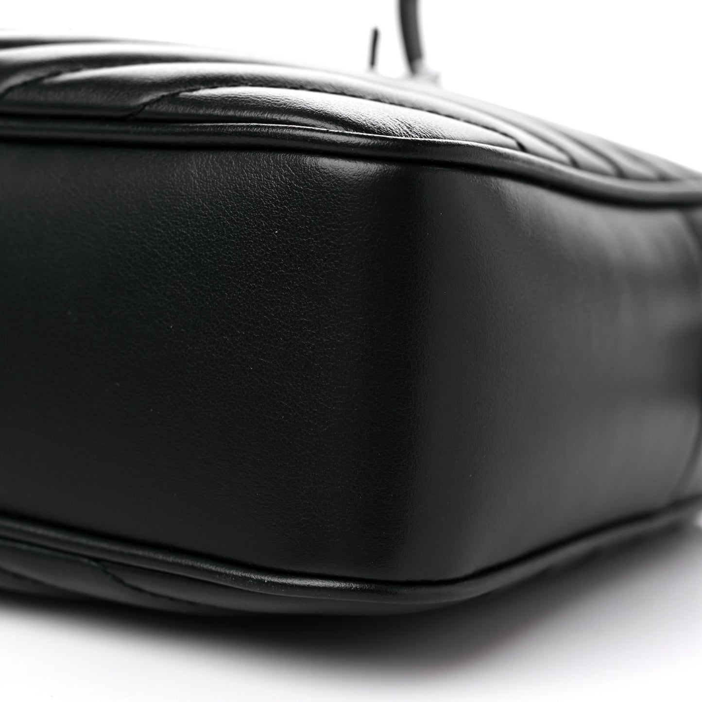 Calfskin Matelasse Monogram Lou Camera Bag Black