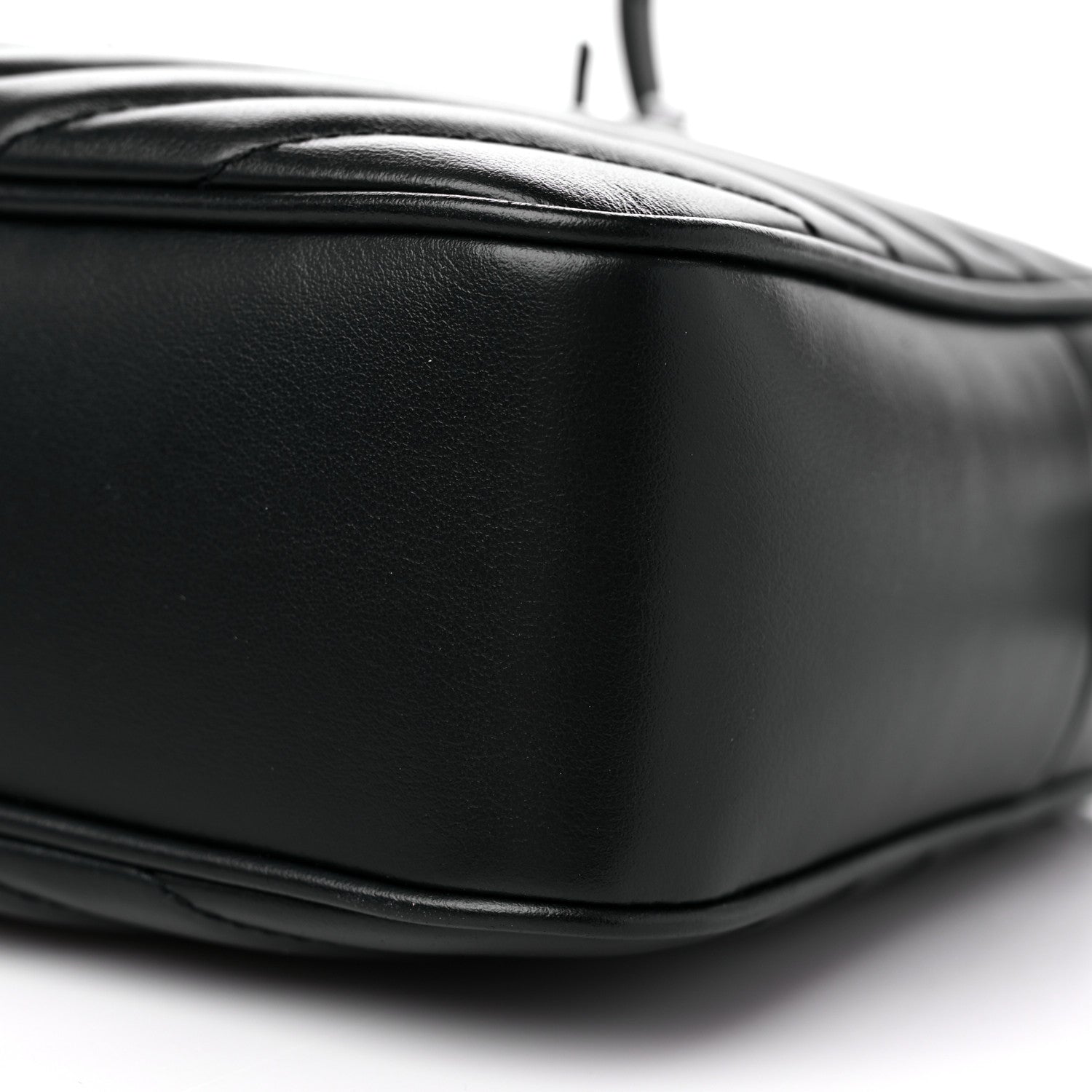 Saint Laurent Calfskin Matelasse Monogram Lou Camera Bag Black 9 of 9