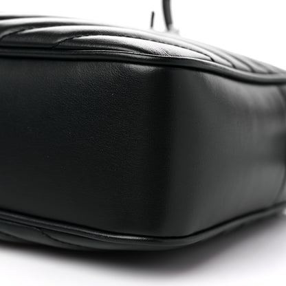 Saint Laurent Calfskin Matelasse Monogram Lou Camera Bag Black 9 of 9