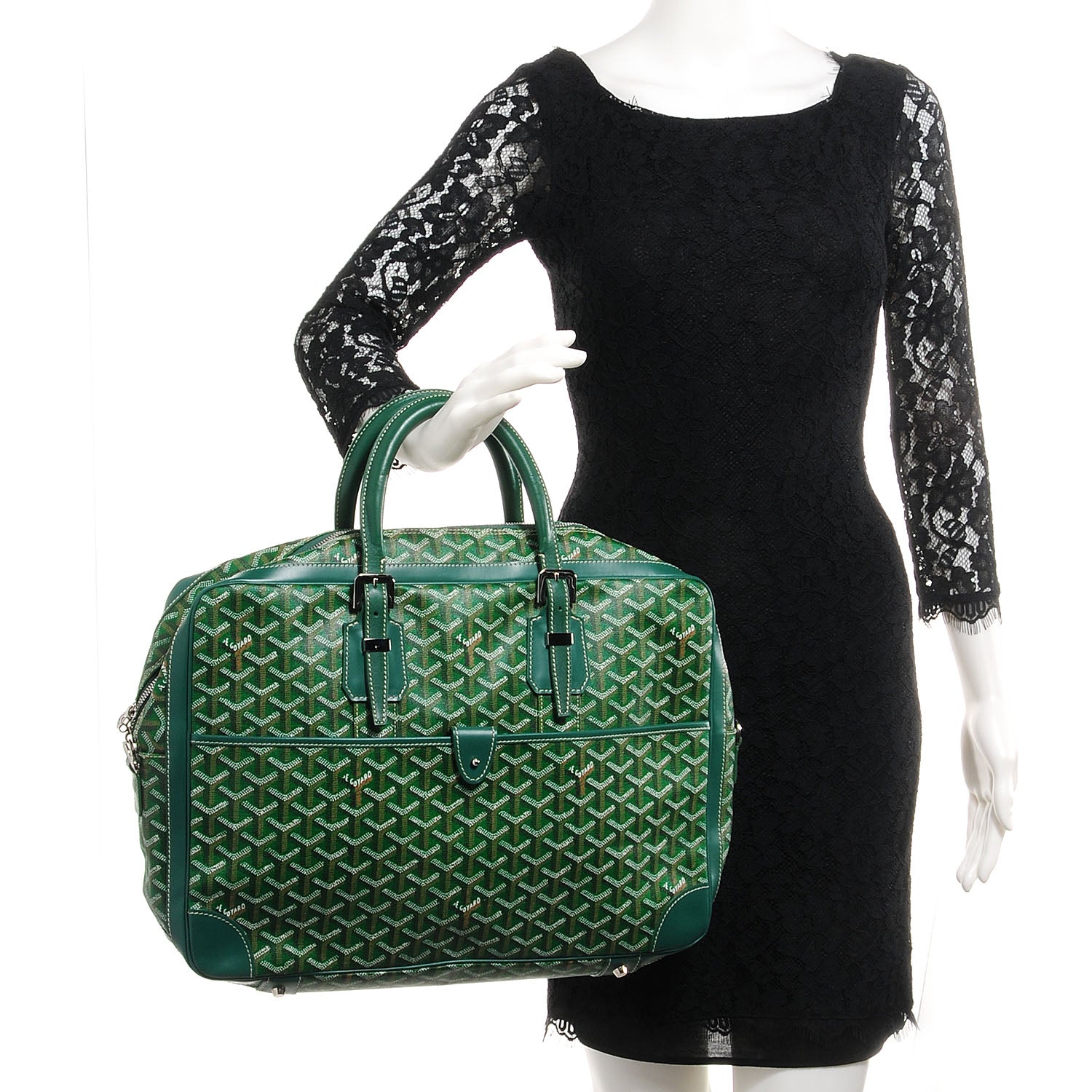 Goyard Goyardine Standard Ambassade Briefcase Green 2 of 8