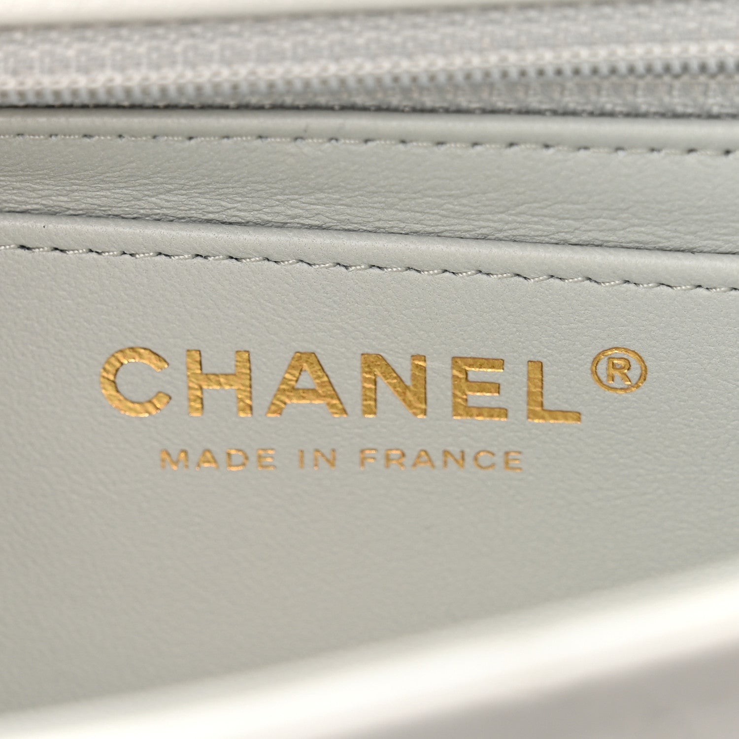 Chanel Lambskin Quilted Mini Rectangular Flap Light Blue 6 of 11