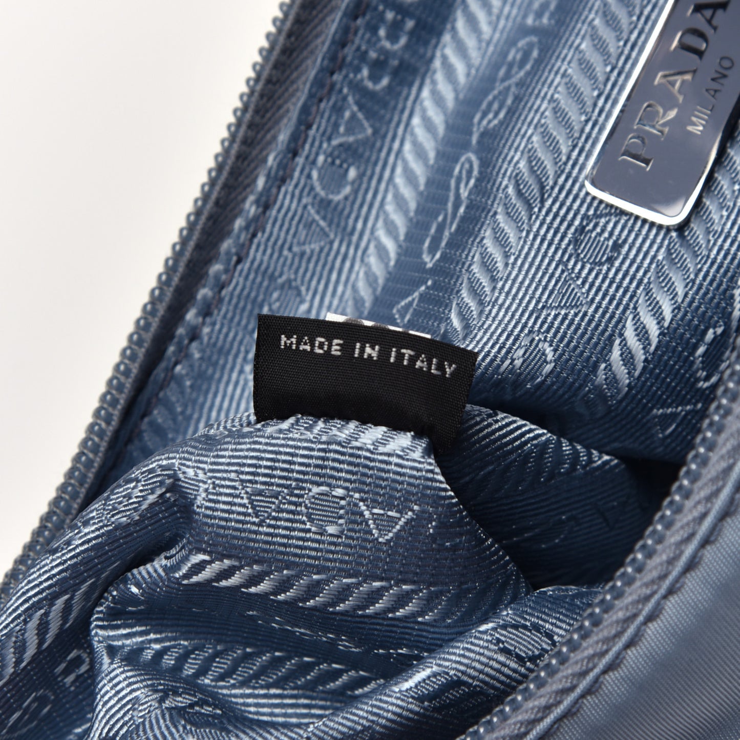 Tessuto Nylon Mini Re-Edition 2000 Bag Astrale