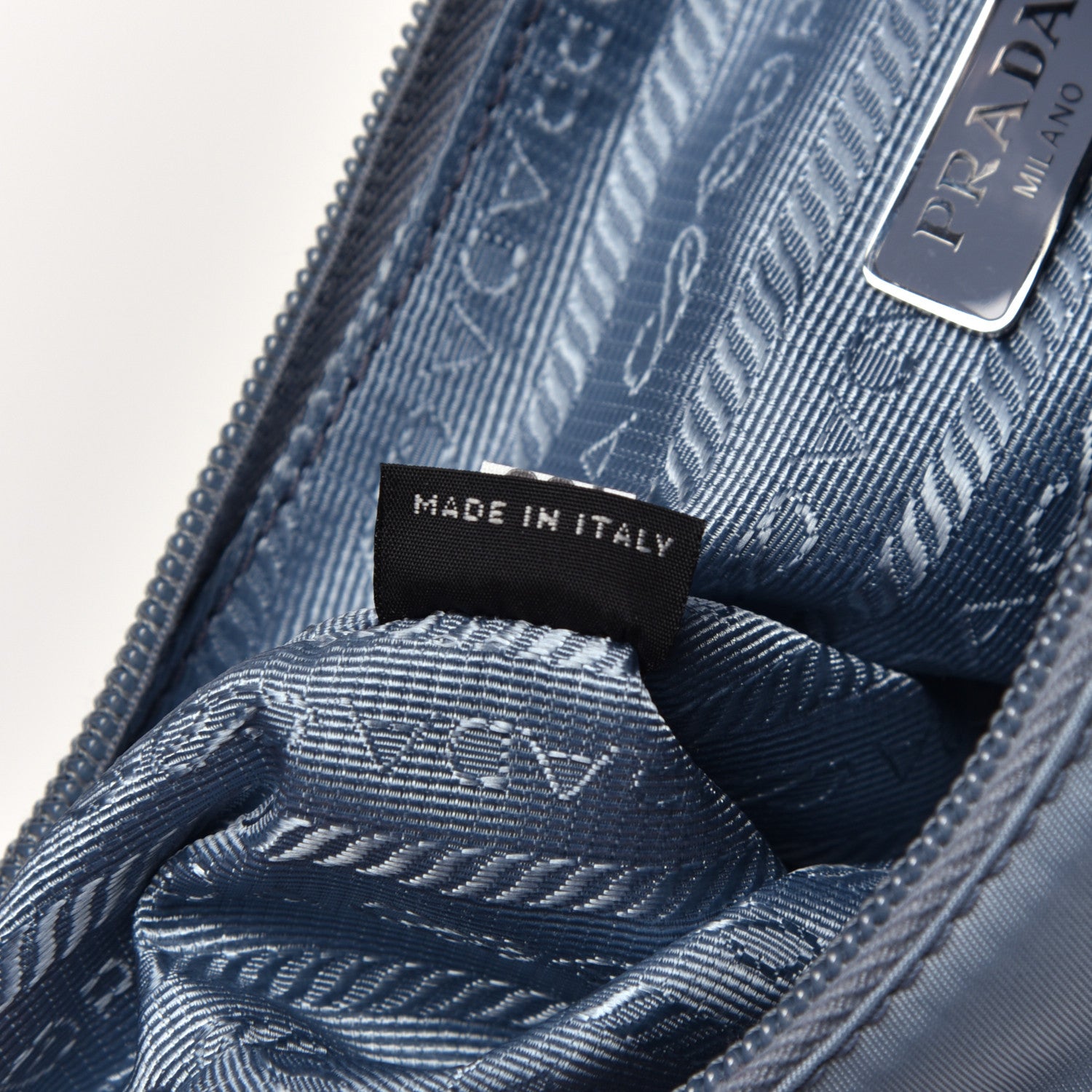 Prada Tessuto Nylon Mini Re-Edition 2000 Bag Astrale 7 of 10