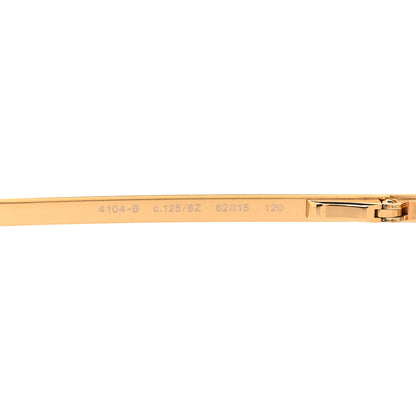 Chanel Crystal CC Logo Sunglasses 4104-B Gold 6 of 6