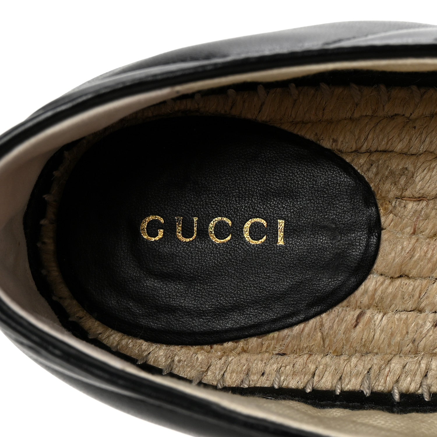 Gucci Nappa Matelasse GG Marmont Espadrilles 38.5 Black 8 of 10