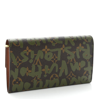 Louis Vuitton Monogram Graffiti Porte-Monnaie Wallet Kaki 3 of 9