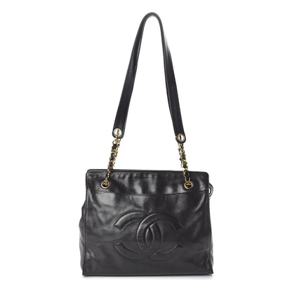 Chanel Lambskin CC Shoulder Bag Black 1 of 12
