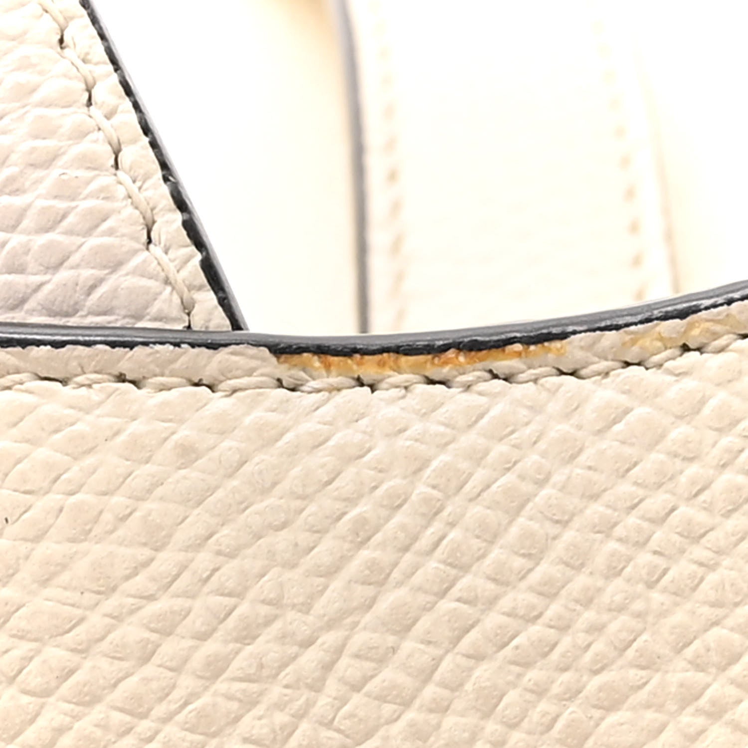 Christian Dior Grained Calfskin Saddle Bag White 17 of 18