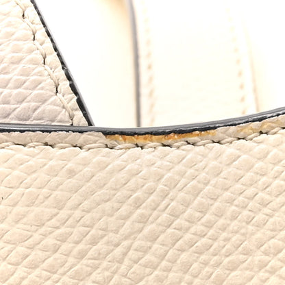 Christian Dior Grained Calfskin Saddle Bag White 17 of 18