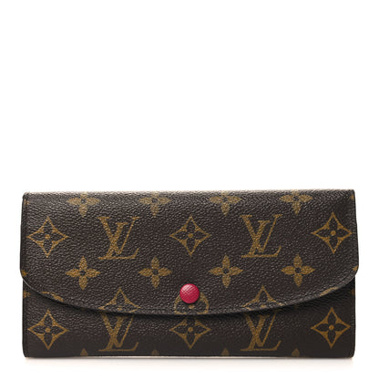 Louis Vuitton Monogram Emilie Wallet Fuchsia 1 of 6