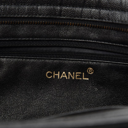 Chanel Caviar Small Shopping Tote Black 16 of 19