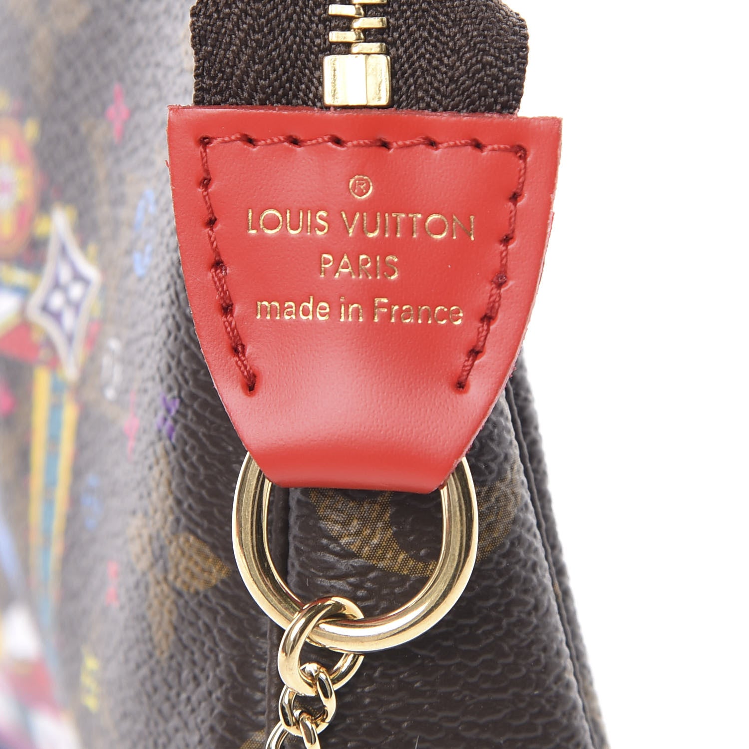 Louis Vuitton Monogram 2020 Christmas Animation Bumper Cars Mini Pochette Accessories Coquelicot 6 of 8