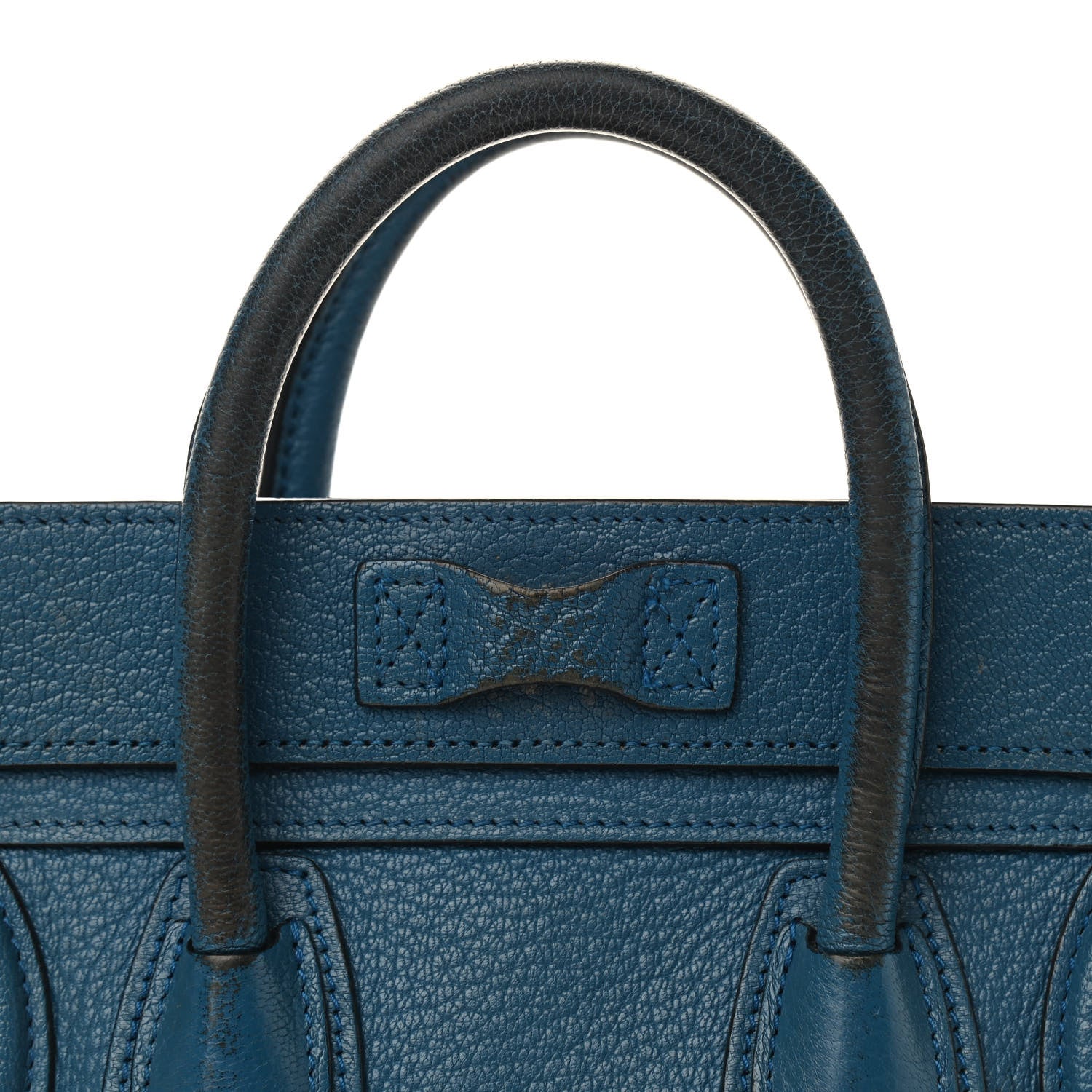 Celine Goatskin Nano Luggage Deepsea 9 of 13
