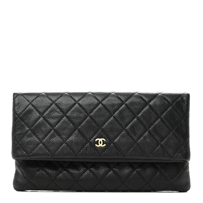 Chanel Caviar Quilted CC Beauty Clutch Black 1 of 11