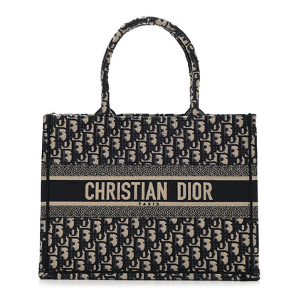Christian Dior Oblique Medium Book Tote Blue Multicolor 1 of 10