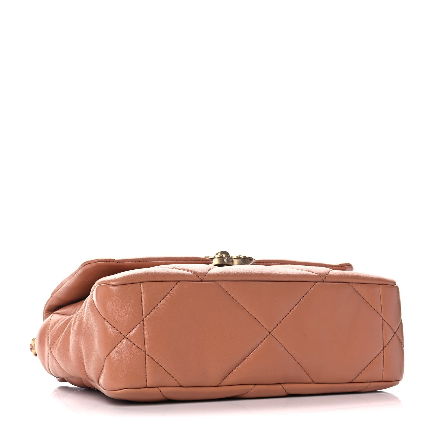 Chanel Lambskin Quilted Medium Chanel 19 Flap Brown 4 of 11