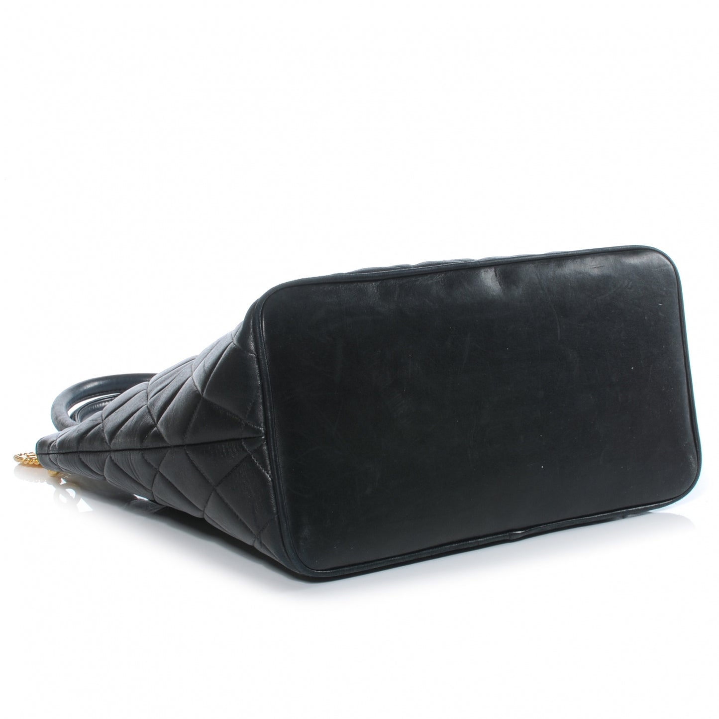 Lambskin Medallion Tote Black