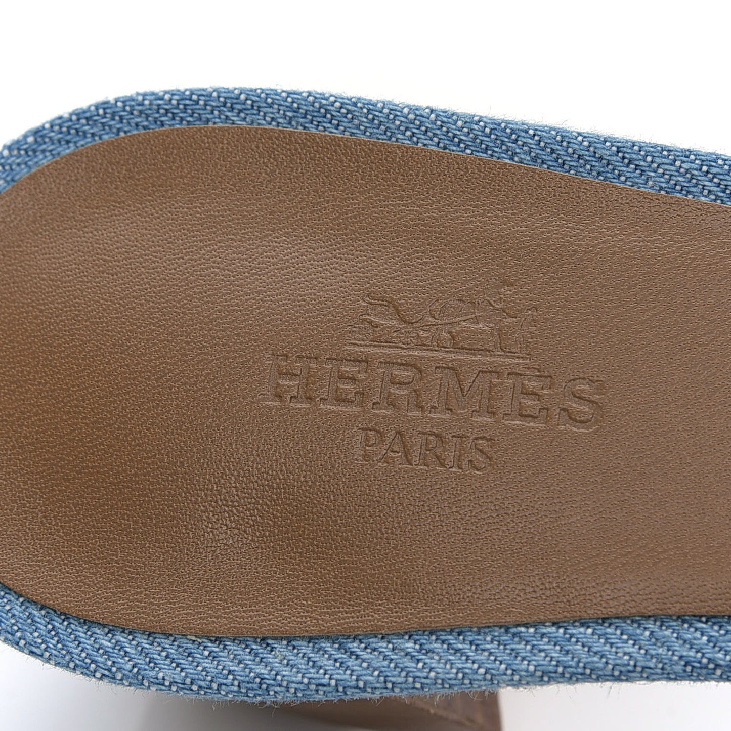 Denim Oasis Sandals 36 Bleu Clair