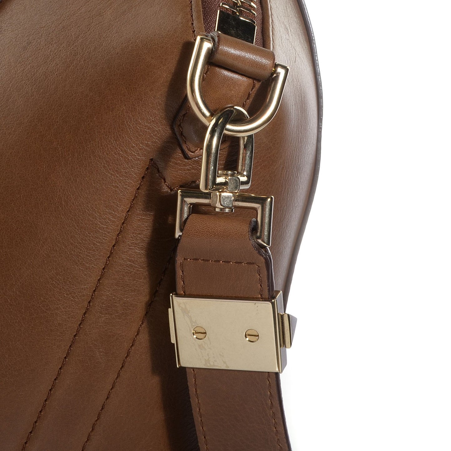 Smooth Calfskin Medium Woven Antigona Hazel