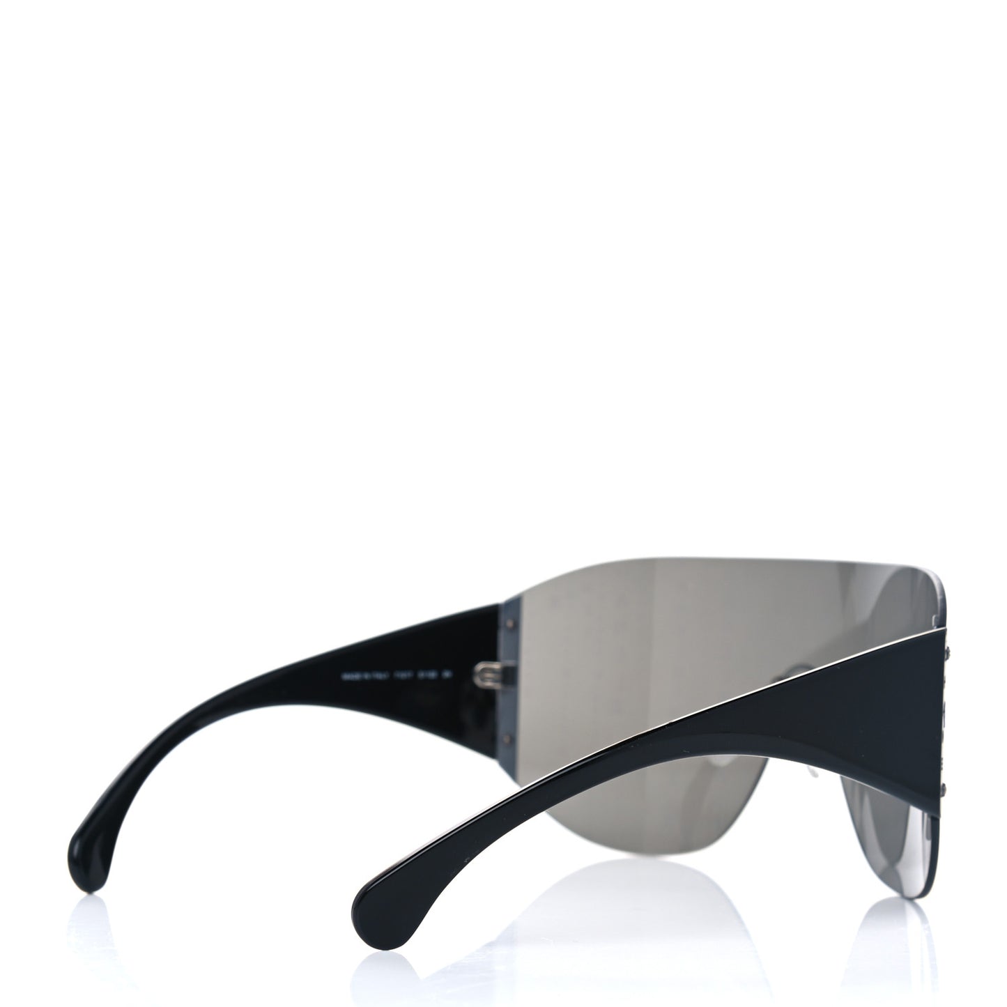 Acetate Shield Runway 71217 Sunglasses Black