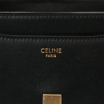 Celine Satinated Calfskin Mini 16 Top Handle Bag Black 6 of 11