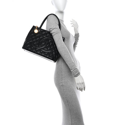 Chanel Caviar Quilted Medallion Tote Black 2 of 20
