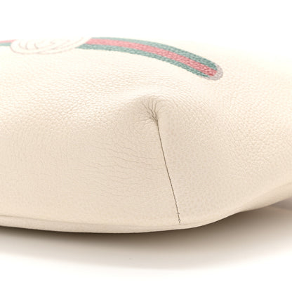 Gucci Grained Calfskin Logo Belt Bag White 10 of 10