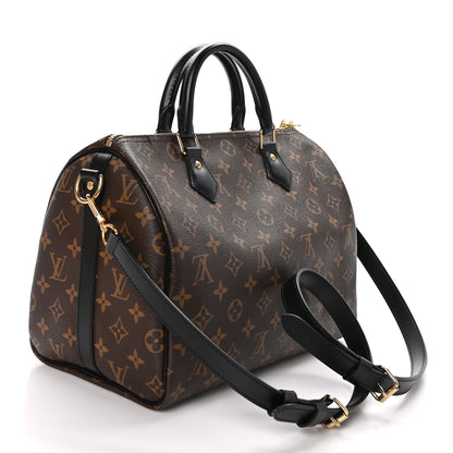 Louis Vuitton Monogram Bandouliere 30 Black 3 of 12