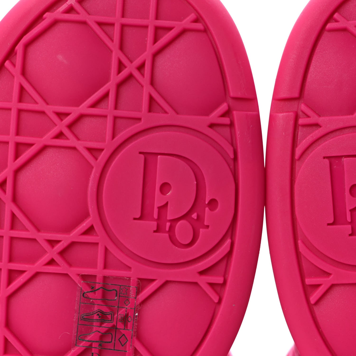 Christian Dior X ERL Satin Cannage Kumo Mens Sneakers 40 Fuchsia 7 of 9