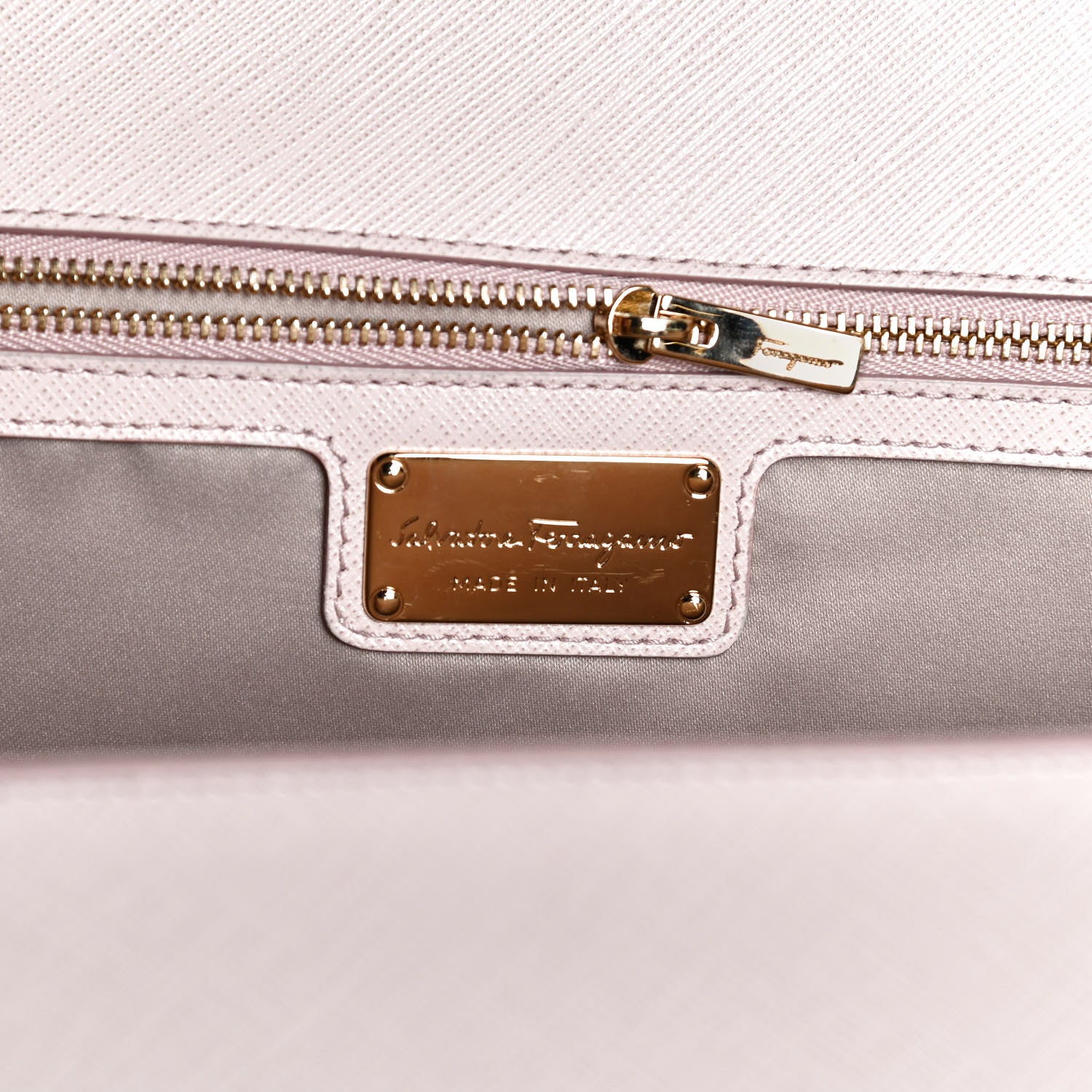 Salvatore Ferragamo Printed Calfskin Medium Ginny Shoulder Bag Macaron 6 of 10