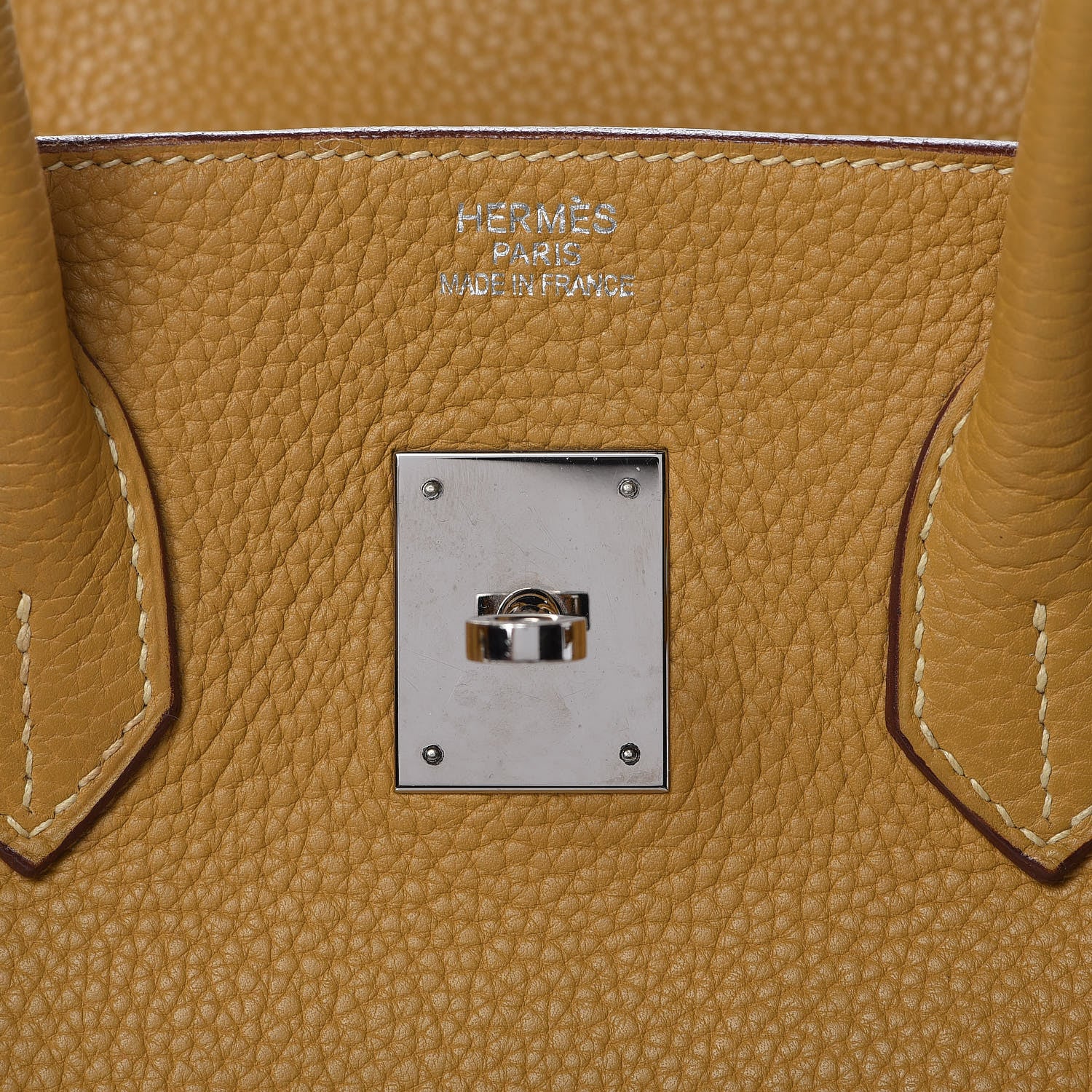 Hermes Taurillon Clemence Birkin 35 Curry 23 of 43