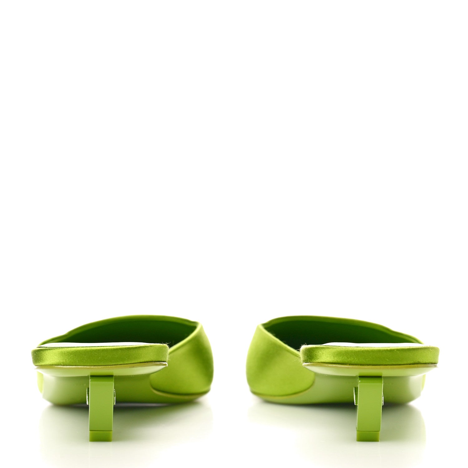 Prada Satin Modellerie Mules 37 Felce 3 of 11