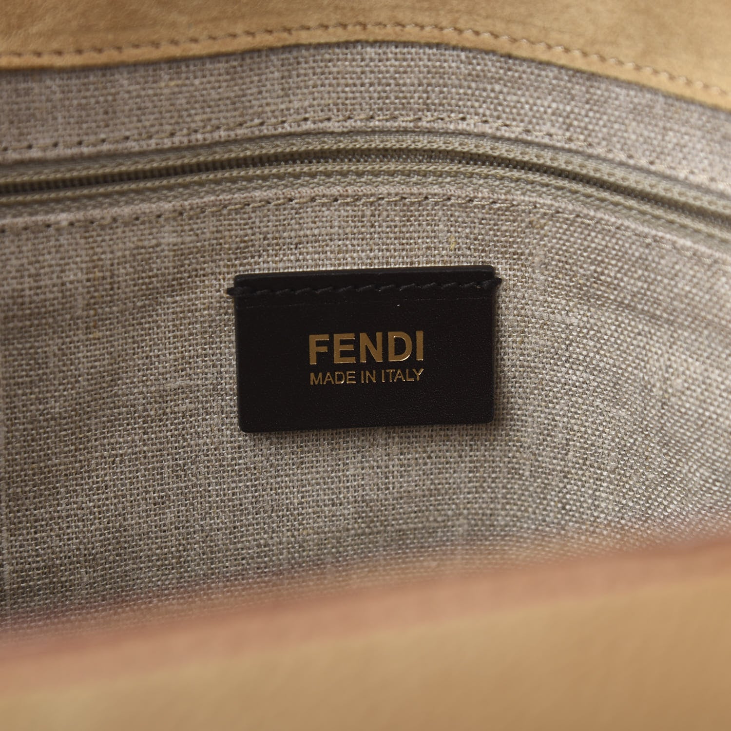 Fendi Cuoio Suede Silvana Bag Cammello Rosso Black Cuoio 7 of 12