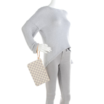 Louis Vuitton Damier Azur Neverfull MM GM Pochette 2 of 7