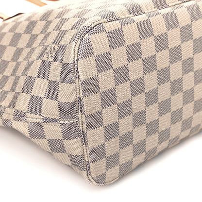 Louis Vuitton Damier Azur Neo Neverfull MM Rose Ballerine 11 of 13