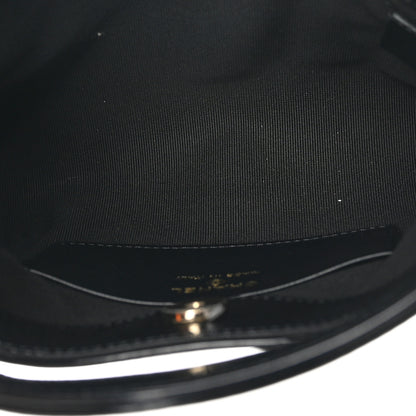 Chanel Shiny Crumpled Calfskin Quilted Nano 31 Shopping Bag Black 5 of 11