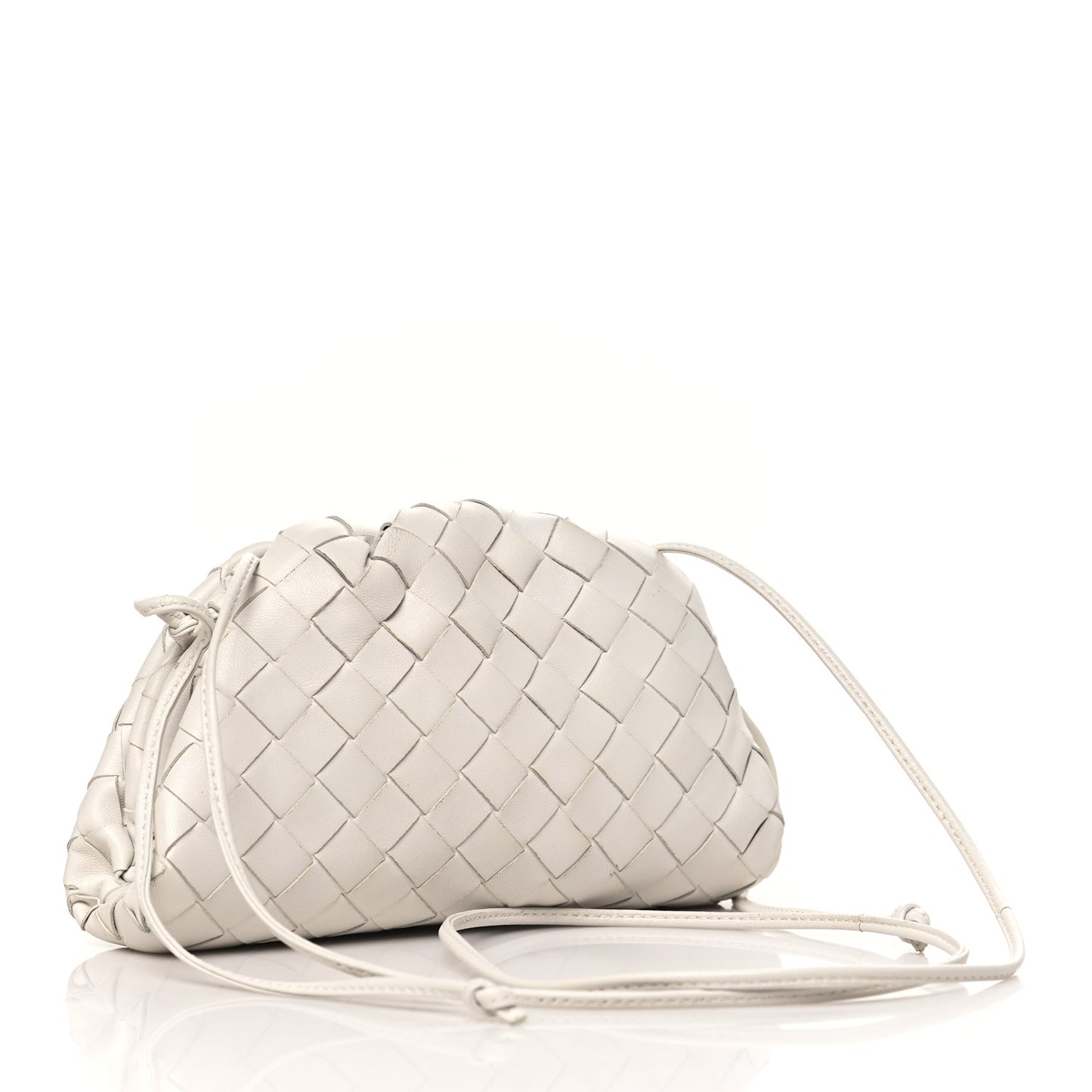 Nappa Intrecciato The Mini Pouch Chalk