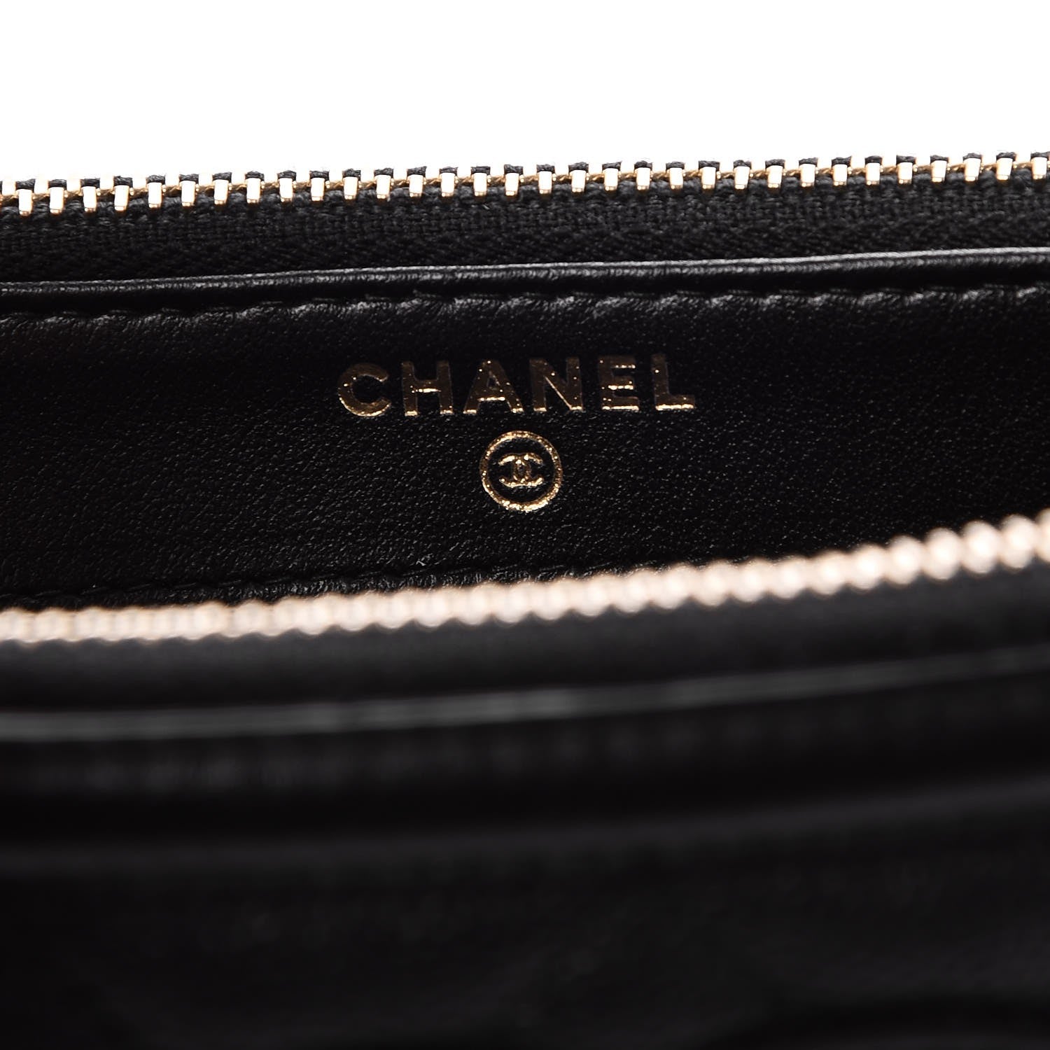 Chanel Caviar Quilted CC Filigree Clutch With Chain Black 6 of 11