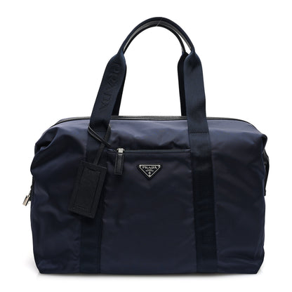 Prada Re-Nylon Saffiano Duffle Bag Navy 1 of 10