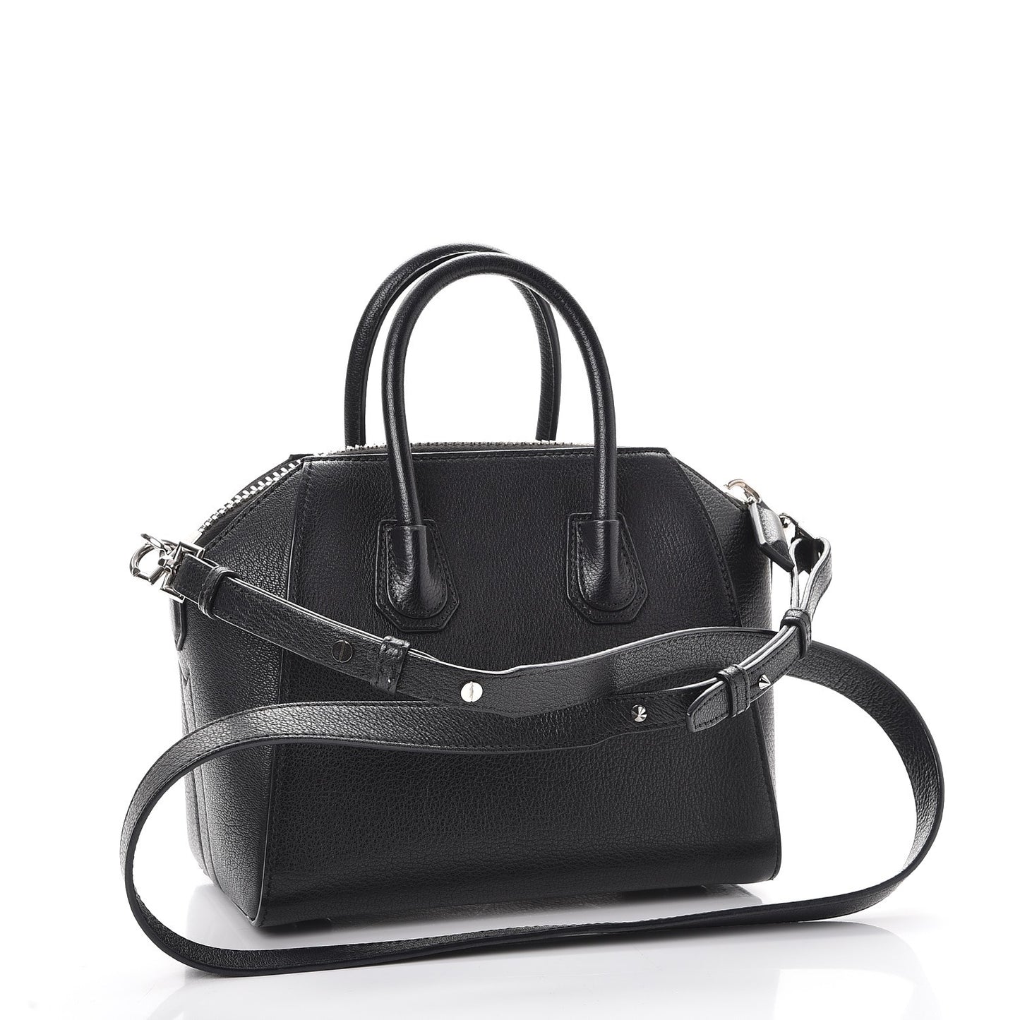 Sugar Goatskin Mini Antigona Black