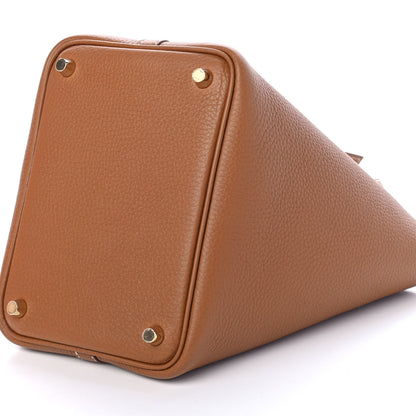 Hermes Taurillon Clemence Picotin Lock 18 PM Gold 9 of 9