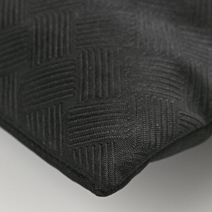 Bottega Veneta Nylon Jacquard Wristlet Pouch Black 8 of 8