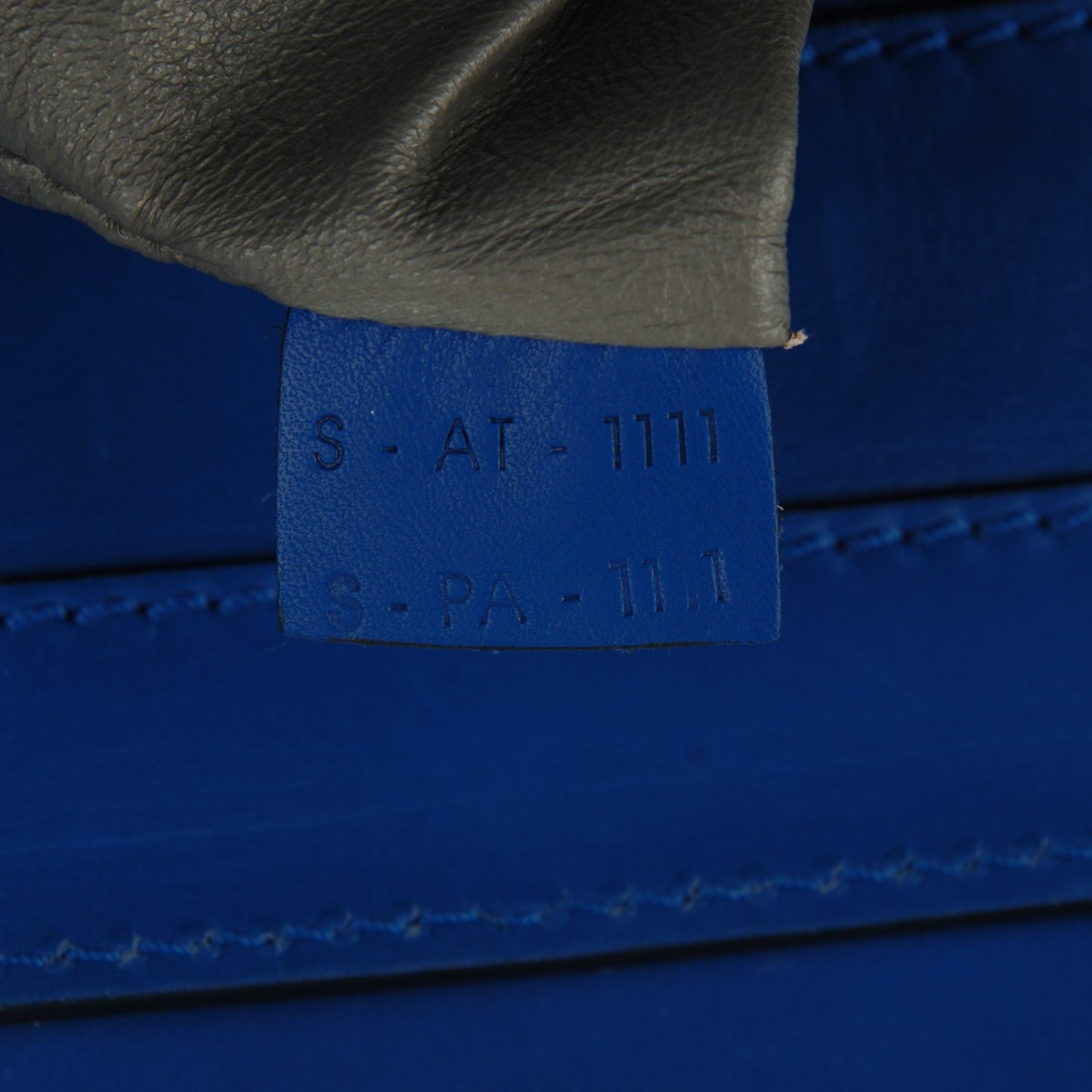 Smooth Calfskin Suede Mini Luggage Royal Blue